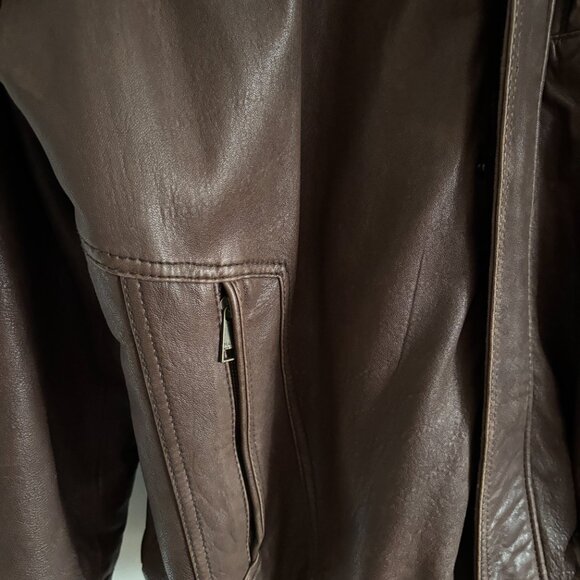 Vintage Cocoa Leather Jacket - Picture 4 of 16
